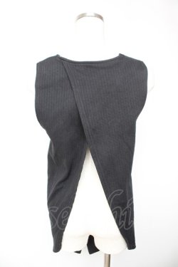 画像2: Sixh / 背中合きロングジレ  黒 Y-26-01-22-084-HN-TO-SZ-ZY