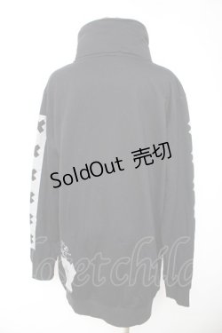 画像2: NieR Clothing / HIGH NECK LONG ZIP OUTER  黒 Y-26-01-22-085-PU-TO-SZ-ZY