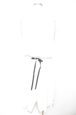 画像2: ALGONQUINS / レース切替ロングベスト  白 Y-26-01-22-087-AL-TO-SZ-ZY