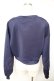 画像2: F i.n.t / 刺繍入りダンボールニットプルオーバー F ネイビー Y-26-01-22-089-CA-TO-SZ-ZY (2)