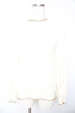 画像1: axes femme / ウオッシャブルメローニット F 生成り Y-26-01-22-096-AX-TO-SZ-ZY