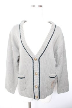 画像1: F i.n.t / ライン使いカーディガン/ハリーポッター F カーキー Y-26-01-22-101-CA-TO-SZ-ZY