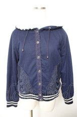 画像1: axes femme POETIQUE / 裏ファーブルゾン M 紺 Y-26-01-22-104-AX-JA-SZ-ZT138 (1)