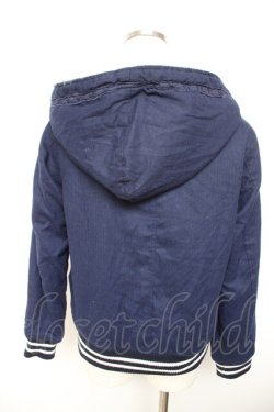 画像2: axes femme POETIQUE / 裏ファーブルゾン M 紺 Y-26-01-22-104-AX-JA-SZ-ZY