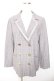 画像1: axes femme / ライン使いダブルボタンジャケット  グレー Y-26-01-22-106-AX-JA-SZ-ZY (1)