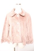 axes femme / ローズファーショートコート  ピンク Y-26-01-22-107-AX-CO-SZ-ZY