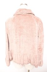 画像2: axes femme / ローズファーショートコート  ピンク Y-26-01-22-107-AX-CO-SZ-ZT623 (2)