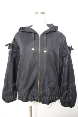 画像1: F i.n.t / ショルダーフリル2wayブルゾン F ブラック Y-26-01-22-108-CA-JA-SZ-ZY