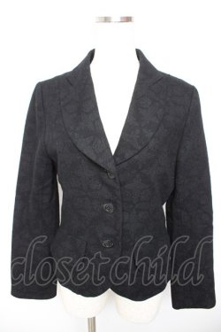 画像1: BPN / ジャガード風ジャケット M 黒 Y-26-01-22-109-GO-JA-SZ-ZY