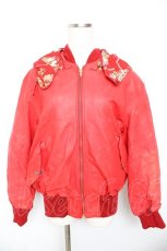 画像1: INGEBORG / ラムレザーブルゾン F 赤 Y-26-01-22-113-LO-CO-SZ-ZTC026 (1)