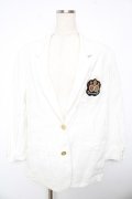 PINK HOUSE / エンブレムワッペン付きジャケット F 白 Y-26-01-22-114-LO-CO-SZ-ZY