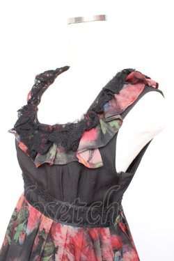 画像3: Sheglit / "Rose Garden"ワンピース  黒×赤 Y-26-01-22-116-EL-OP-SZ-ZY