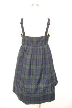 画像2: MILK / Ribbonジャンパースカート  グリーン Y-26-01-22-120-ML-SK-SZ-ZY