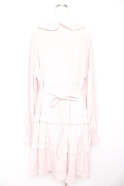 画像2: FLC / 皆方由衣コラボ/ティアードフリルワンピース  ピンク Y-26-01-22-122-LO-OP-SZ-ZY