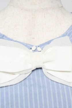 画像3: LODISPOTTO / ストライプワンピース M サックス Y-26-01-22-123-LO-OP-SZ-ZY