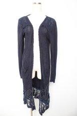 画像1: axes femme / ロングカーディガン  紺 Y-26-01-22-125-AX-TO-SZ-ZT061 (1)