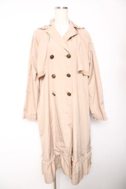 画像1: axes femme / 3WAYトレンチコート M ベージュ Y-26-01-22-133-AX-CO-SZ-ZY