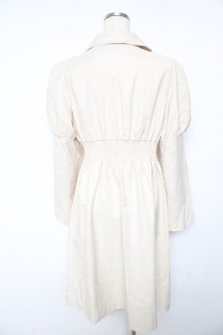 画像2: axes femme POETIQUE / ダブル釦タックデザインワンピース M ベージュ Y-26-01-22-134-AX-OP-SZ-ZY