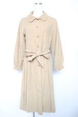 画像1: an another angelus / ウエストリボンフレアーロングコート  ベージュ Y-26-01-22-136-CA-CO-SZ-ZI (1)