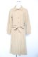 画像1: an another angelus / ウエストリボンフレアーロングコート  ベージュ Y-26-01-22-136-CA-CO-SZ-ZY (1)