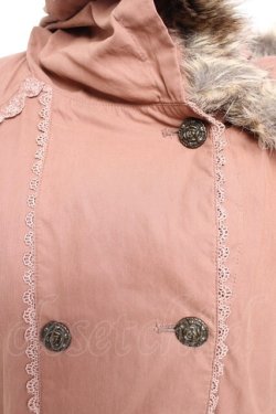 画像3: axes femme / ファー付きコート  ブラウン Y-26-01-22-138-AX-CO-SZ-ZTC050