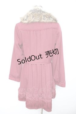 画像2: axes femme / バラ付きトレンチコート  ワイン Y-26-01-22-139-AX-CO-SZ-ZY