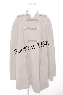 画像1: axes femme / ナポレオンマント風コート  ブラウン Y-26-01-22-140-AX-CO-SZ-ZTC039