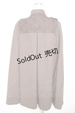 画像2: axes femme / ナポレオンマント風コート  ブラウン Y-26-01-22-140-AX-CO-SZ-ZTC039