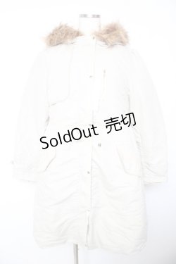 画像1: axes femme / ボアライナー付きモッズコート  キナリ Y-26-01-22-145-AX-CO-SZ-ZTC036