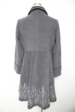 画像2: axes femme / オーナメント刺繍入りコート L グレー Y-26-01-22-146-AX-CO-SZ-ZTC046 (2)