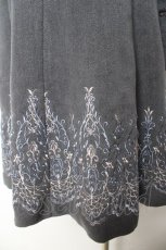 画像3: axes femme / オーナメント刺繍入りコート L グレー Y-26-01-22-146-AX-CO-SZ-ZTC046 (3)
