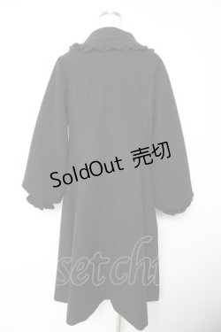 画像2: m petit by misako / TT*AOKロングコート L 中黒 Y-26-01-22-148-LO-CO-SZ-ZY