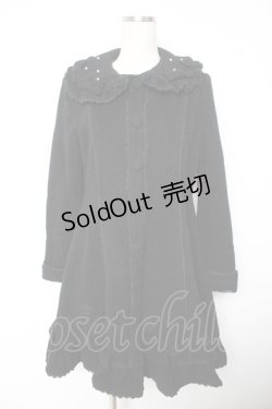 画像1: metamorphose / マーガレットコート  黒 Y-26-01-22-149-ME-CO-SZ-ZTC049