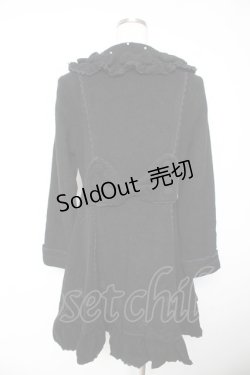 画像2: metamorphose / マーガレットコート  黒 Y-26-01-22-149-ME-CO-SZ-ZTC049