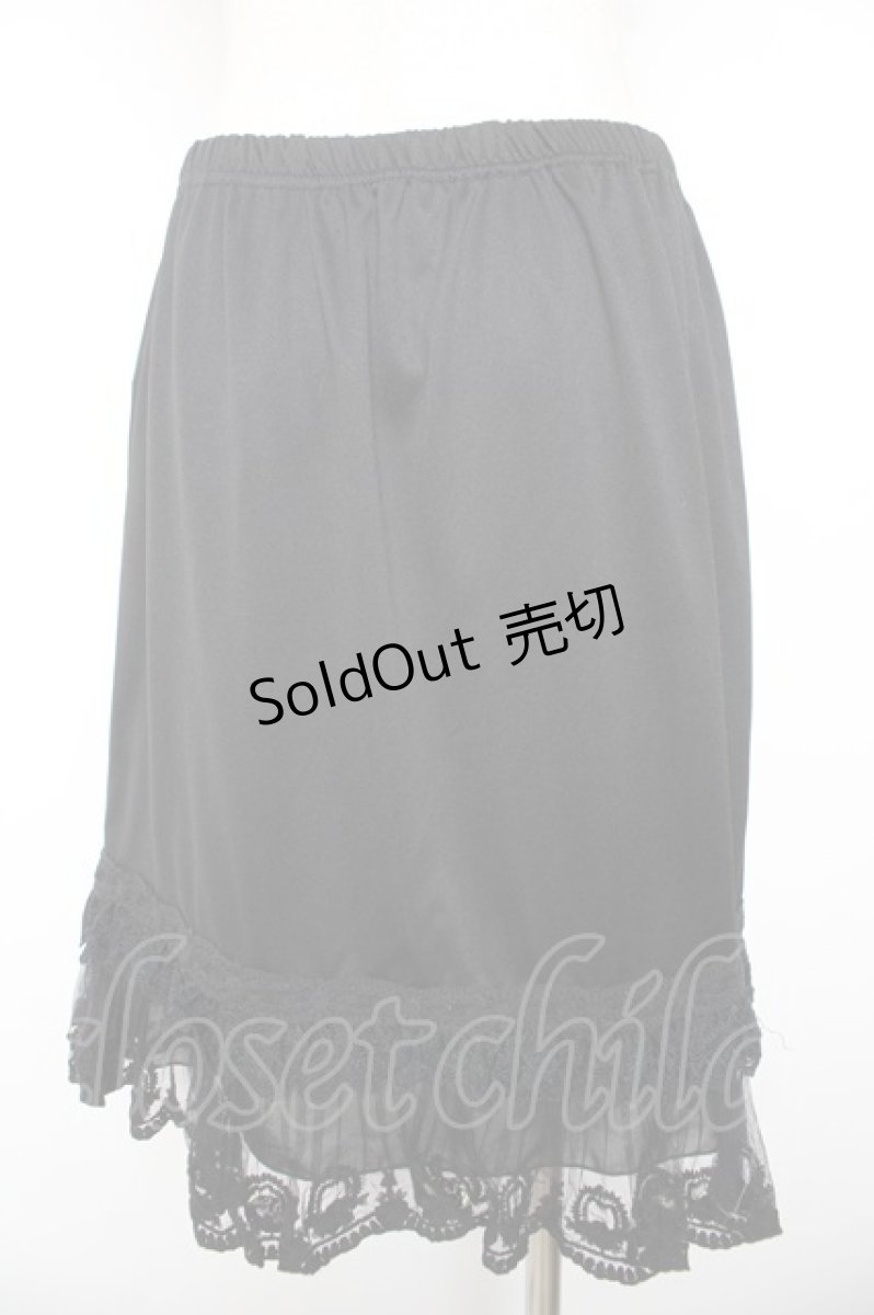 画像2: axes femme / プチバラペチスカート  黒 Y-26-01-22-158-AX-SK-SZ-ZS (2)