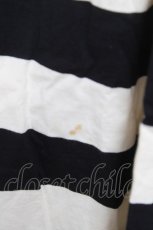 画像3: INGEBORG / ボーダースカート F 黒×オフ Y-26-01-22-162-LO-SK-SZ-ZT619 (3)