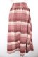 画像2: axes femme / ハイウエスト起毛チェックスカート M ピンク Y-26-01-22-168-AX-SK-SZ-ZY (2)