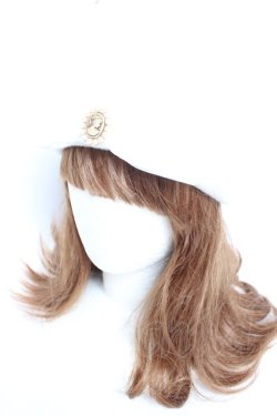 画像1: m petit by misako / AMモチーフリボンベレー帽  中白 Y-26-01-22-026-LO-AC-SZ-ZY