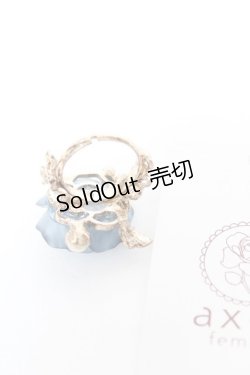 画像2: axes femme / フェイバリットローズリング  ブルー Y-26-01-22-003-AX-AC-SZ-ZY