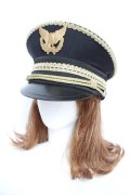Royal Princess Alice / dark knight general ミリタリーキャップ  黒 Y-26-01-22-029-LO-AC-SZ-ZY