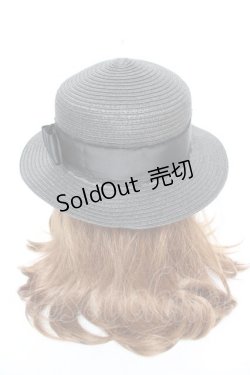 画像3: m petit by misako / AMブレードカンカン帽  黒 Y-26-01-22-030-LO-AC-SZ-ZTK037