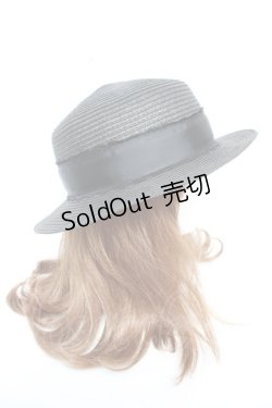 画像4: m petit by misako / AMブレードカンカン帽  黒 Y-26-01-22-030-LO-AC-SZ-ZTK037