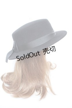 画像4: m petit by misako / サンリオキャラクターズコラボ クロミ カンカン帽  黒 Y-26-01-22-031-LO-AC-SZ-ZTK037