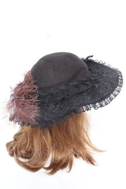 画像4: private square / ネオ・フロレゾンハット  黒 Y-26-01-22-032-EL-AC-SZ-ZY