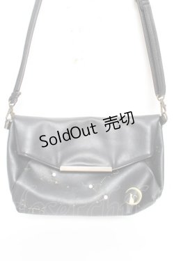 画像1: axes femme / 月夜の猫ショルダーバッグ  黒 Y-26-01-22-034-AX-BG-SZ-ZY