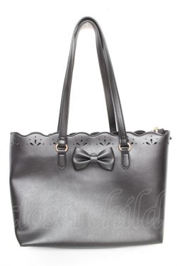 画像1: m petit by misako / サンリオキャラクターコラボクロミハンドバック  黒 Y-26-01-22-037-LO-BG-SZ-ZY