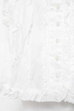 画像7: PINK HOUSE / ローンフリルブラウス F 白 Y-26-01-24-039-LO-BL-SZ-ZY