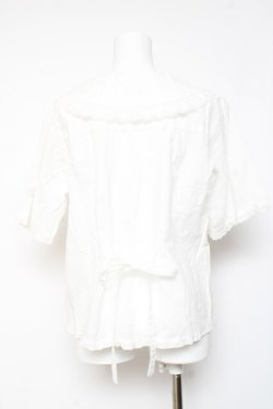 画像3: PINK HOUSE / ローンフリルセーラーブラウス F 白 Y-26-01-24-040-LO-BL-SZ-ZY