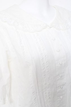 画像6: PINK HOUSE / ローンフリルセーラーブラウス F 白 Y-26-01-24-040-LO-BL-SZ-ZY