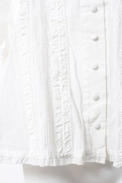 画像7: PINK HOUSE / ローンフリルセーラーブラウス F 白 Y-26-01-24-040-LO-BL-SZ-ZY